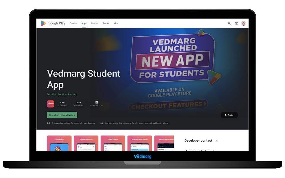 Vedmarg Student Application