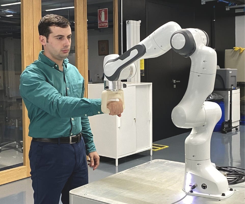 Using a Collaborative Robot as a Haptic Device