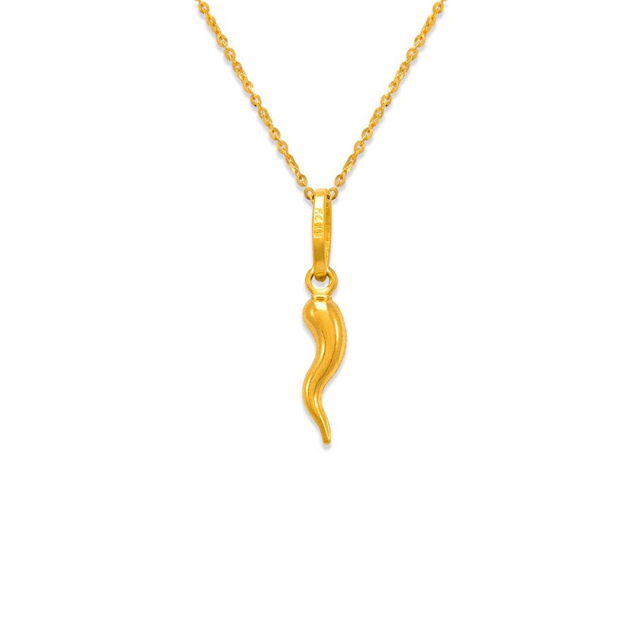 Hollow Charms Gold Pendant | Italian Fashions