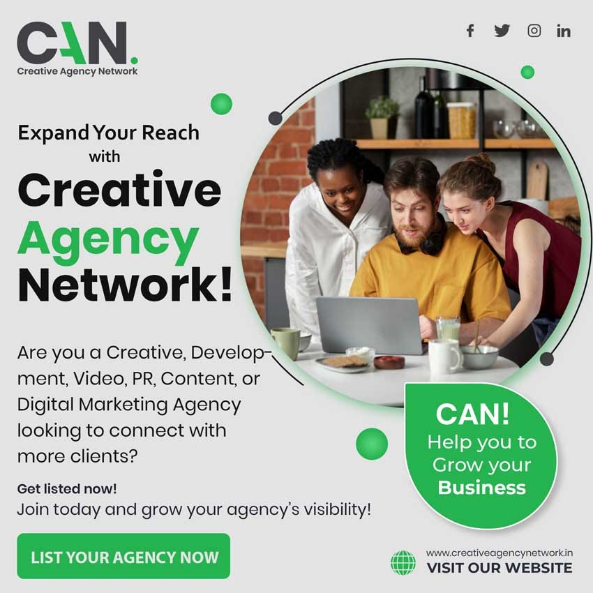 This is where the Creative Agency Network (CAN) can helpβββa valuable directory and community source that connects top-tier Creative agencies from India with all the businesses looking for creative and technical partners.