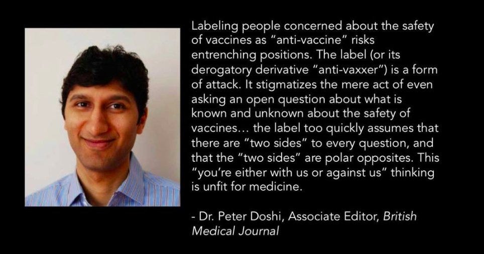 Vaccines and false balance