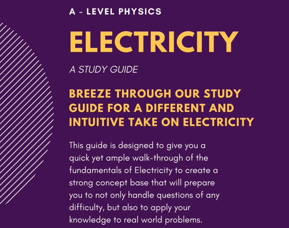 A Level Physics — Electricity. This study guide covers the basics of… by Saad Nazir Medium