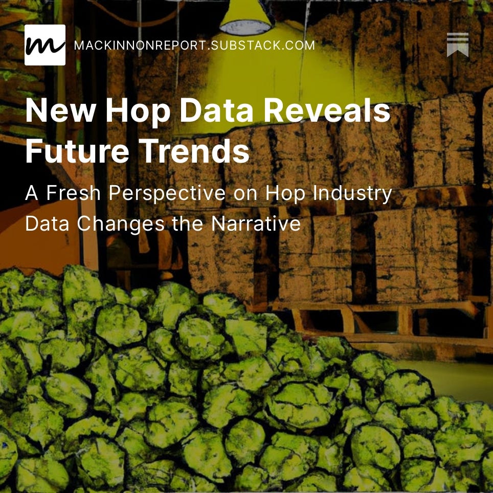 New Hop Data Reveals Future Trends - Douglas MacKinnon - Medium