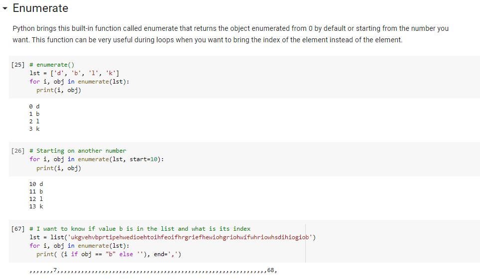 Using enumerate in Python - gustavorsantos - Medium image.