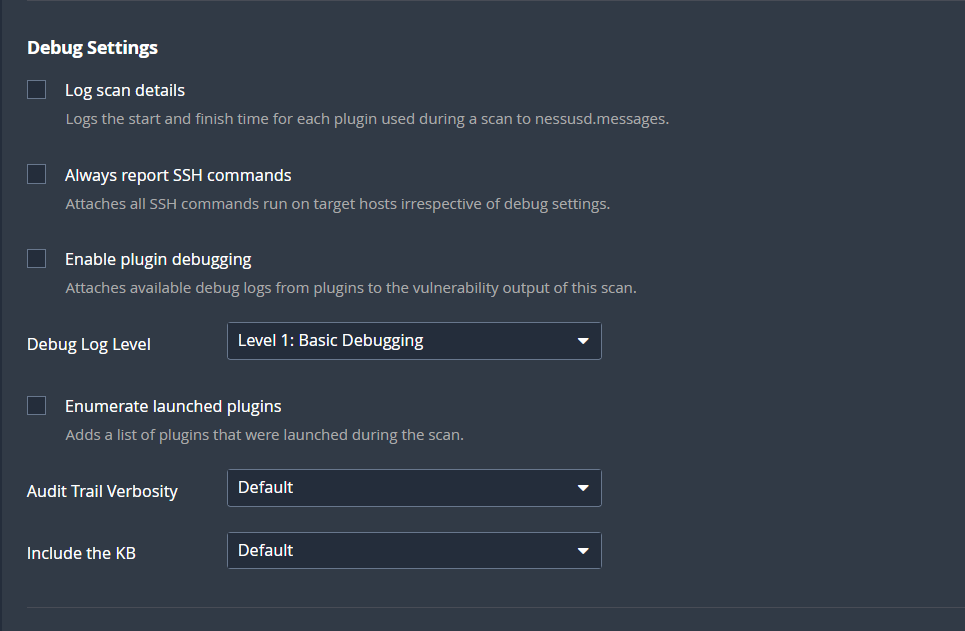 Nessus, how to check a specific plugins runtime against it’s targets