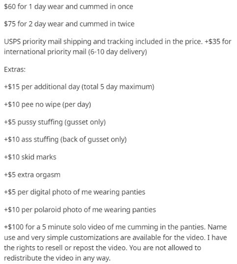 Selling Panties: How To Ship Your Worn Panties - Webcam Startup: Become a  Cam Model, Content Creator, Work From Home!