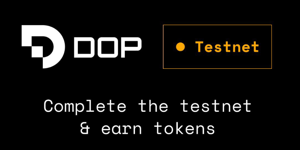 Join DOP testnet for confirmed airdrop, by CryptoNite, Coinmonks, Dec,  2023