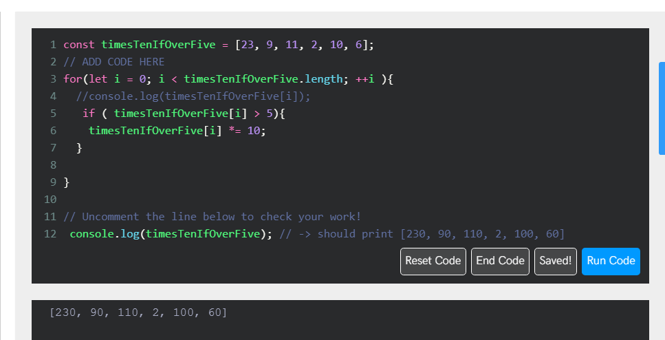 Codesmith Challenge: Control Flow and Iteration - Sophia Ahuoyiza ...