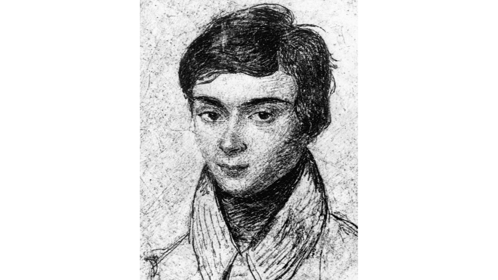 Portrait of Evariste Galois drawn when he was around 15 years old