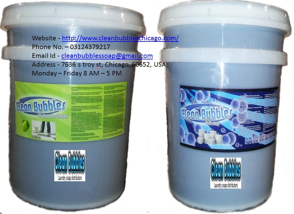 Laundry Detergent 5 Gallon Bucket by Clean Bubbles Chicago. Medium