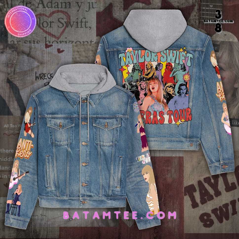 Taylor Swift Eras Tour Hooded Denim Jacket | by Batamtee Store | Dec ...