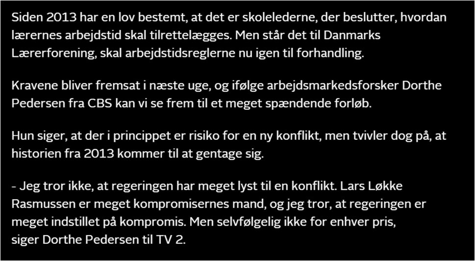 Lærerkonflikt: Vi har vundet???