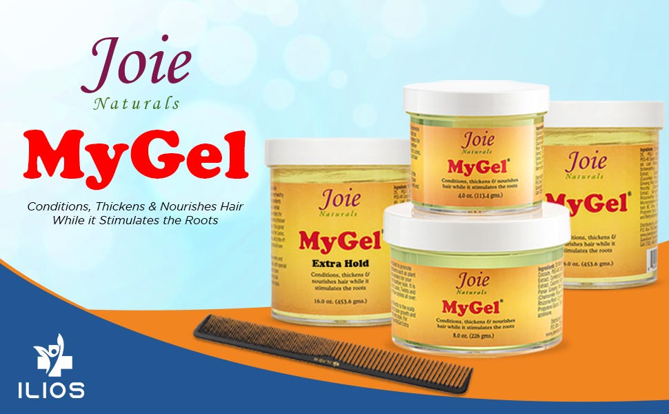 Joie Naturals My Gel Hair Gel Set with Styling Comb — Hair Styling Gel