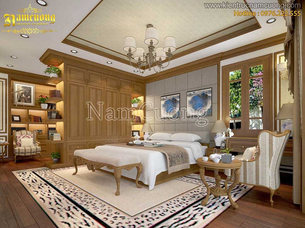 Nội thất biệt thự gỗ tự nhiên