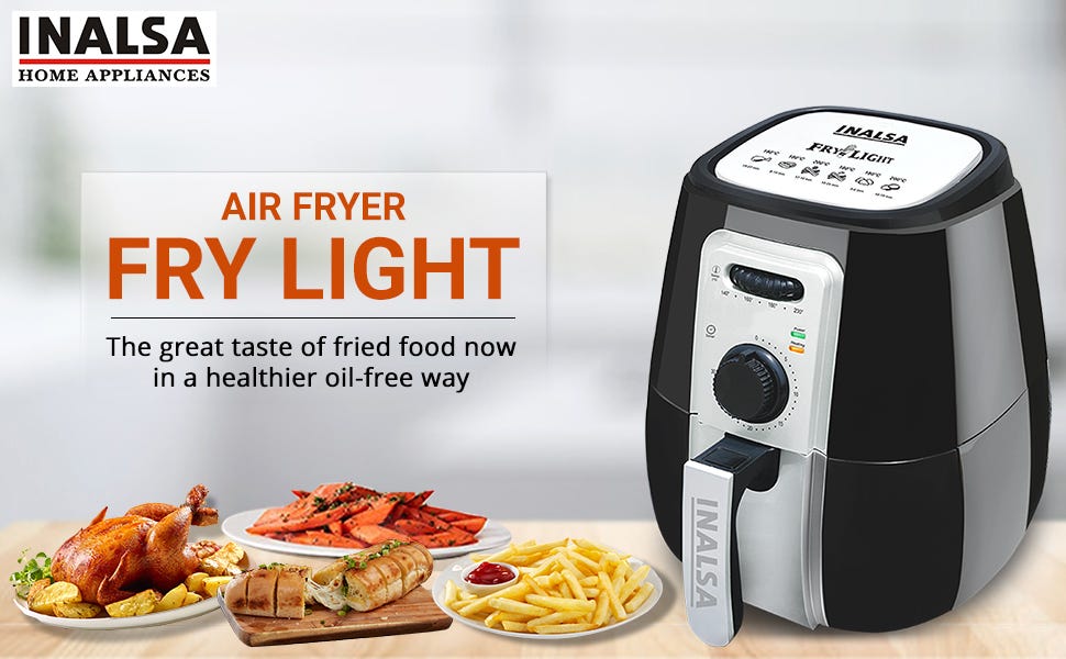 The Best and Cheapest Air Fryer. Inalsa Air Fryer FryLight1400W is