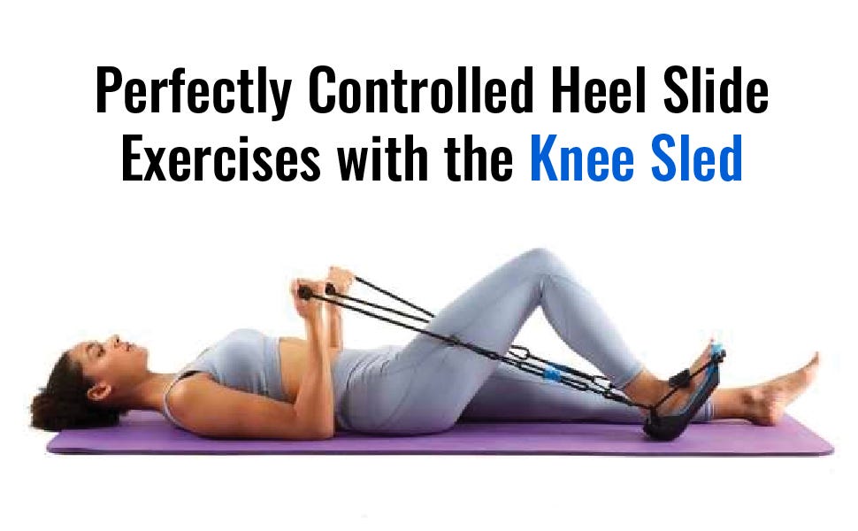 Heel slides are the best exercises for knee pain, knee strengthening and stretching by Knee
