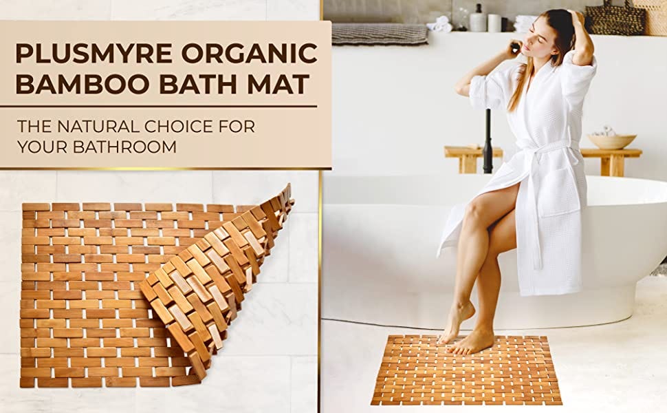 Bamboo Drying Mat For Bathroom Bamboo Bath Mat Medium