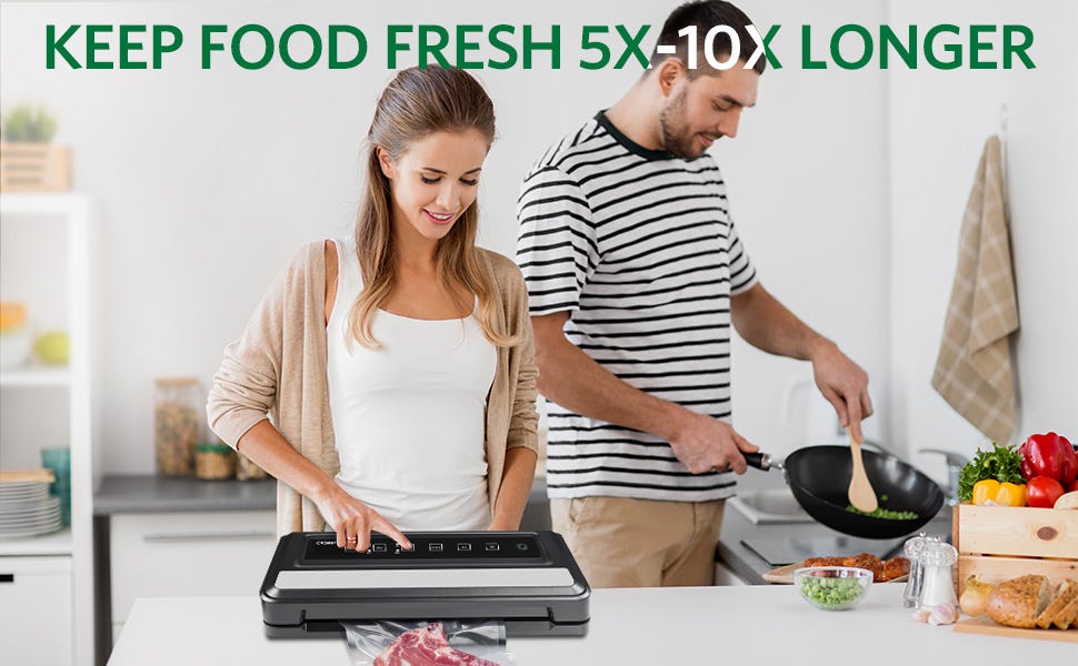 Cromify Vacuum Sealer Machine, Fully Automatic Food Vacuum Sealer