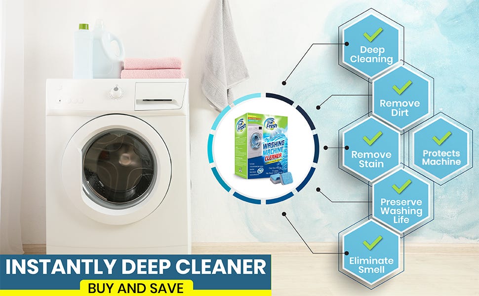 How to use True Fresh washing machine cleaner? by Emma Moore Medium