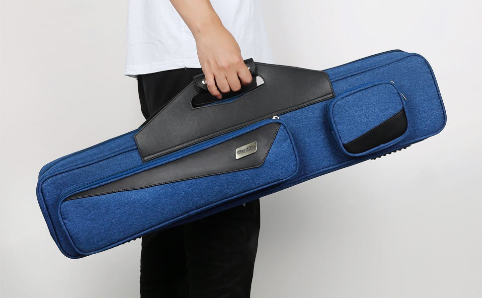 MangoRun Pool Cue Case 4x4 The Ultimate Billiards Companion for Cue Enthusiasts! by MARK Medium