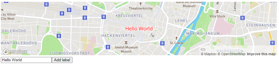 Add labels to Mapbox in Angular | Medium