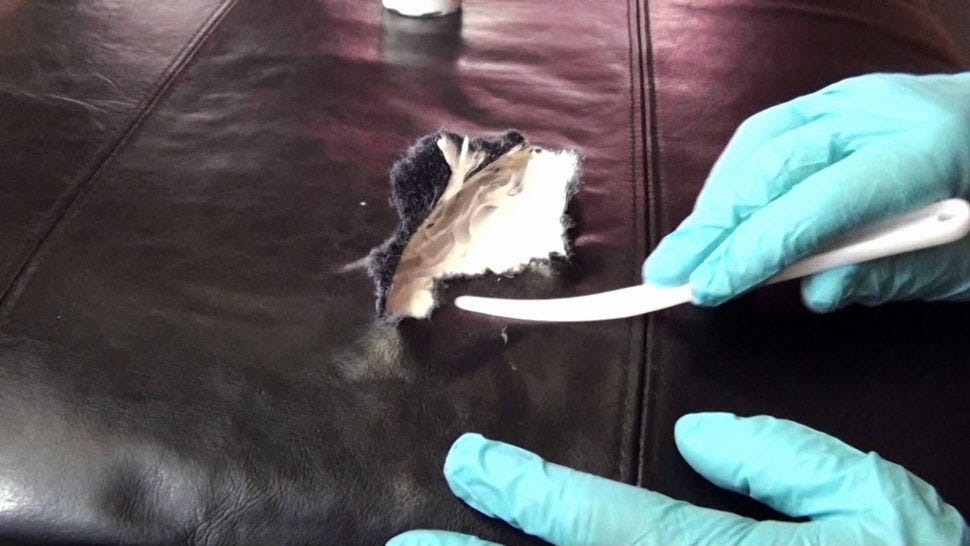 Fixing a Tear in Your Fabric Furniture by Reclinercize Medium