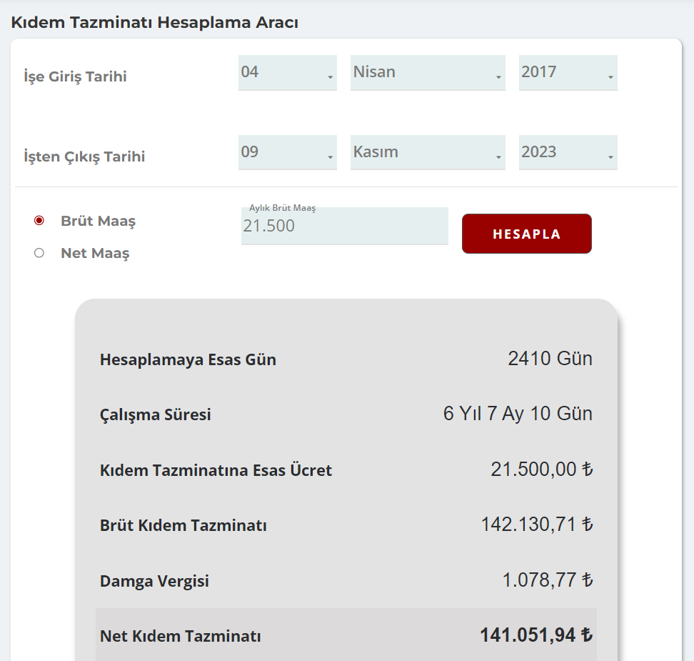 Tazminat Hesaplamada Dikkat Edilecek Noktalar