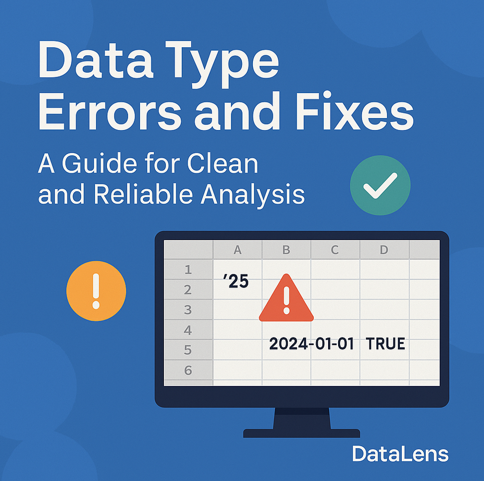 Data Type Errors and Fixes: A Guide for Clean and Reliable Analysis ...
