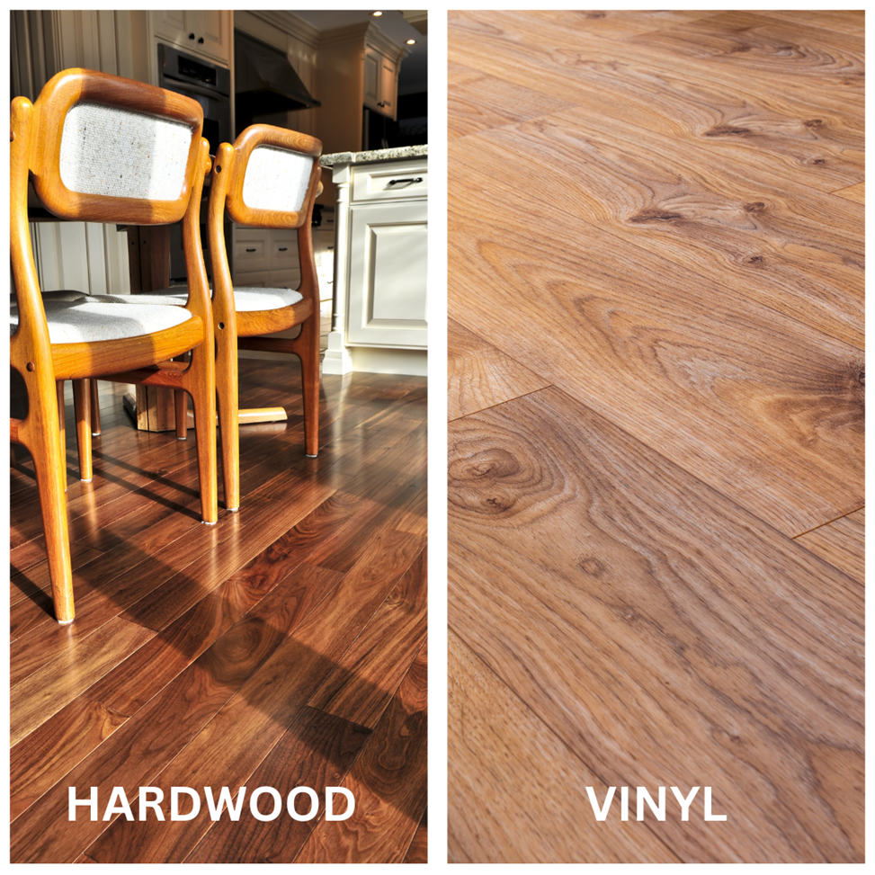 What is the difference between wood Floors and Vinyl floors? by