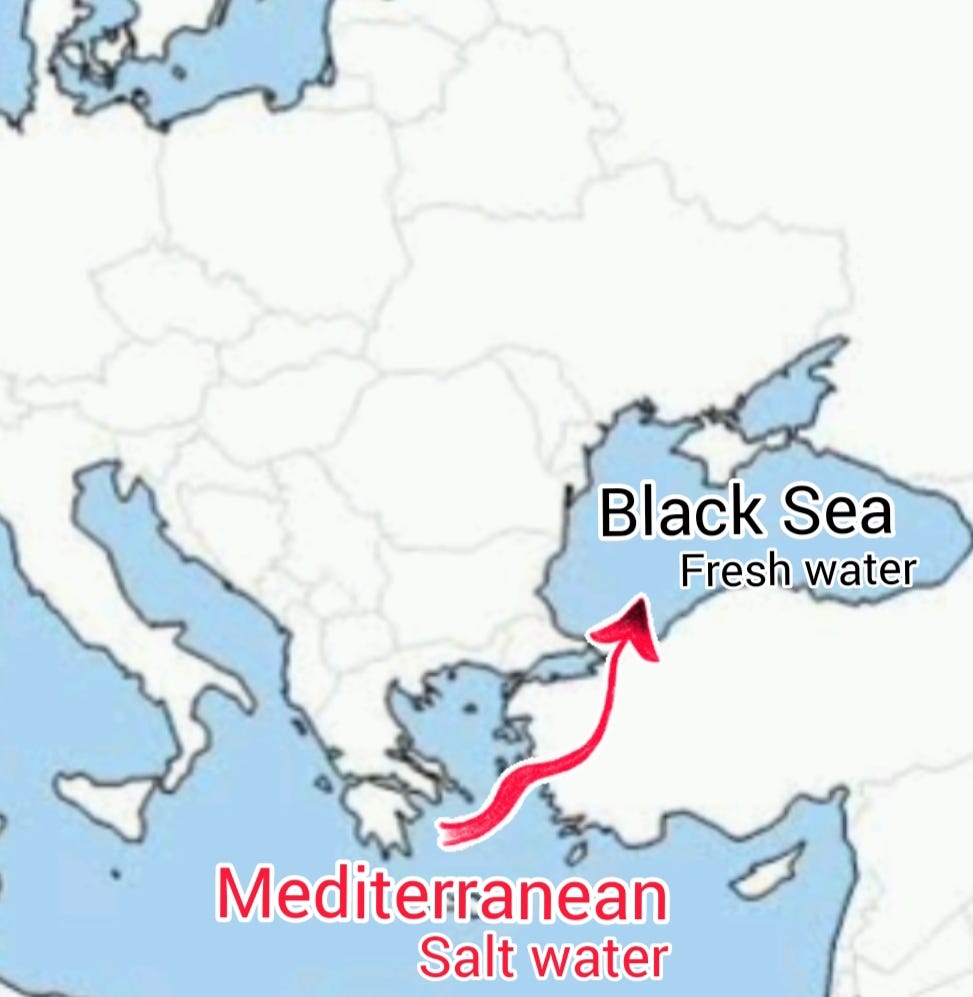 What is the connection between the Black Sea and Noah’s Ark?