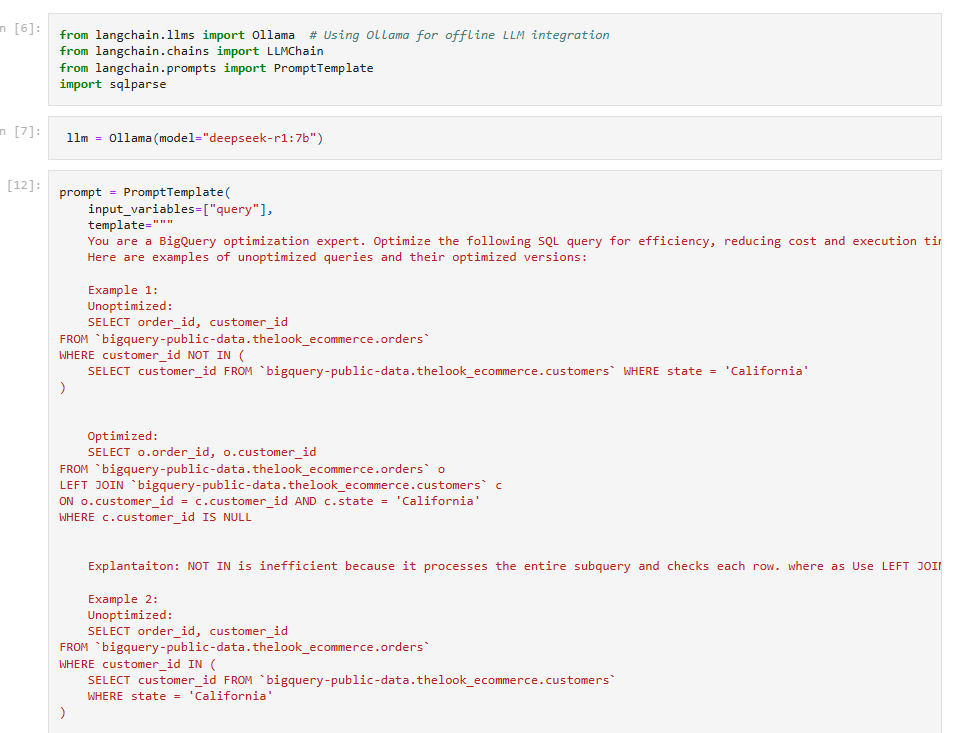 Optimizing BigQuery Queries Using Ollama’s DeepSeek-R1:7B Model | by ...
