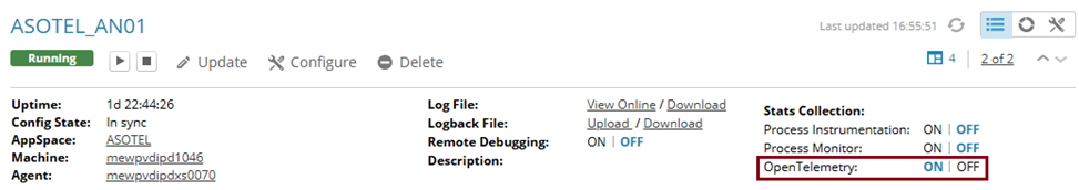 How to set up open telemetry traces and metrics in BusinessWorks 6.X