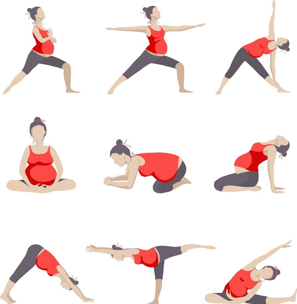Best Prenatal Yoga Poses for Pregnant Women (1, 2, 3 Trim.)