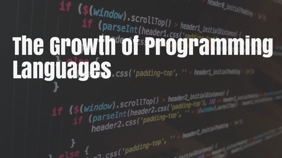 The Growth of Major Programming Languages | by MESCIUS inc. | MESCIUS ...