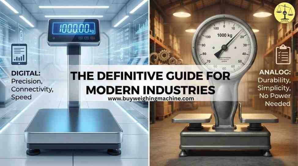 UP Digital vs. Analog Scales: The Definitive Guide for Modern