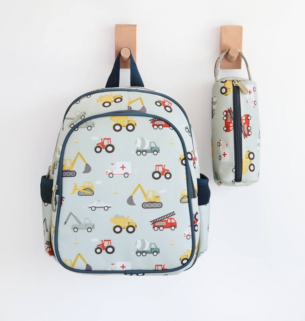 Kinder Schulrucksack Schlamperetui Fahrzeuge ALLC ROOSTCHF66.50
