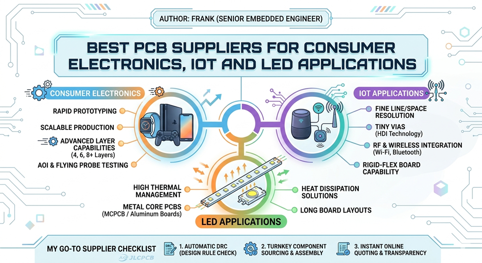 Best PCB Suppliers for Consumer Electronics, IoT and LED Applications