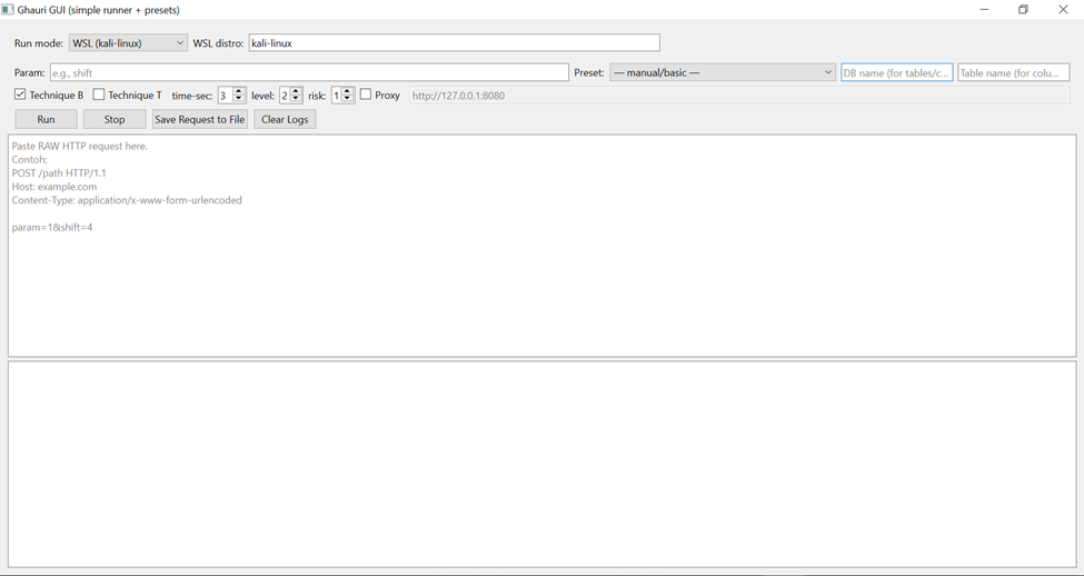 Coming Soon : Tool Ghauri-GUI Easy Solution for Scann SQL Injection.