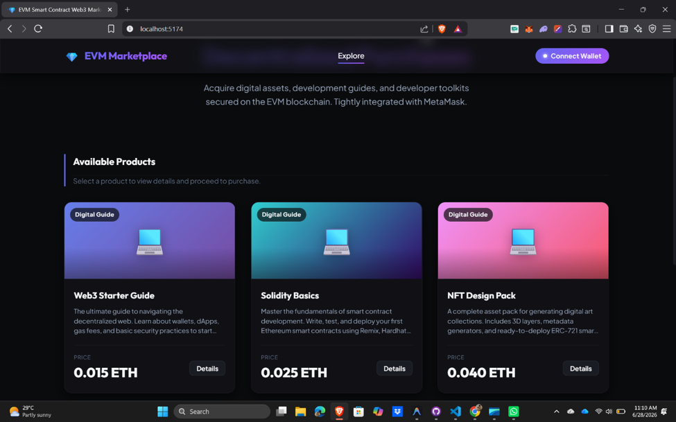 Building a Real Smart Contract Web3 Marketplace on Ethereum Sepolia