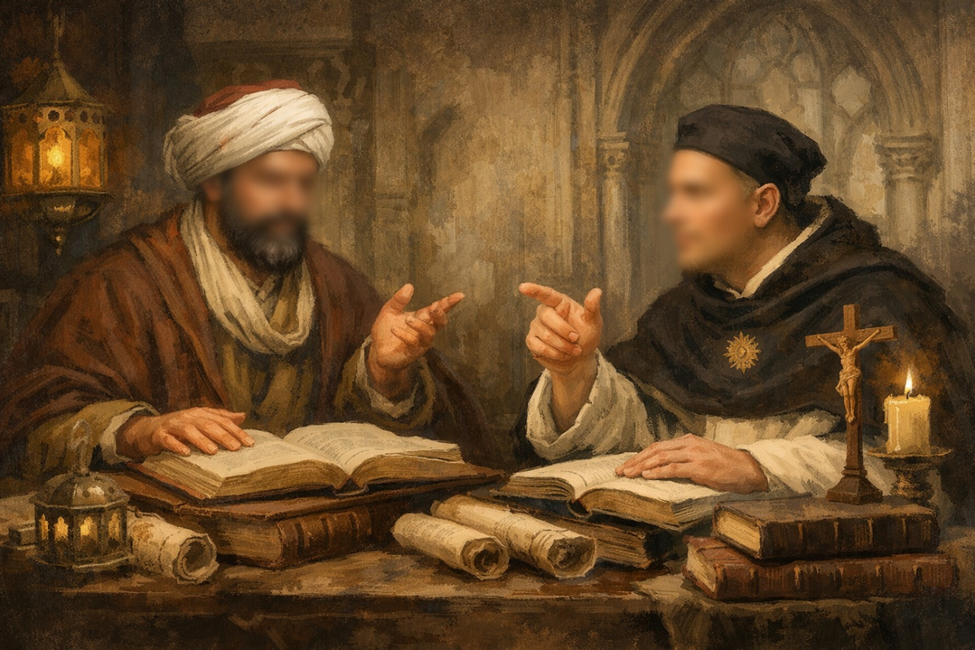 When Giants Speak: A Peaceful Philosophical Dialogue Between Imam Al-Ghazali and St. Thomas Aquinas