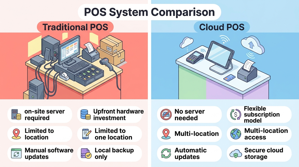 Cloud POS vs Traditional POS: What UAE Businesses Need to Know