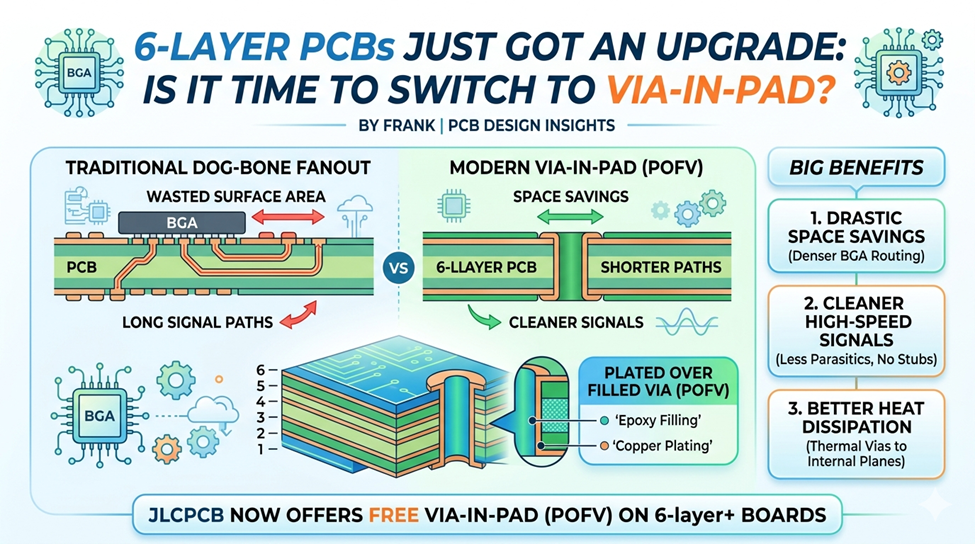 6-Layer PCBs Just Got an Upgrade: Is It Time to Switch to Via-in-Pad?
