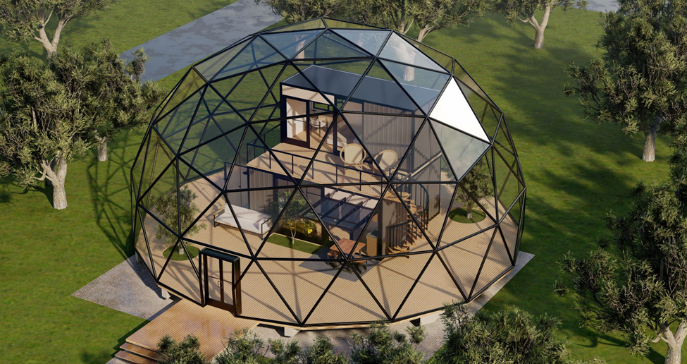 Sustainable Housing Dome House by Climate Action Forum UET Medium