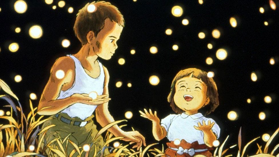 grave of fireflies poster 