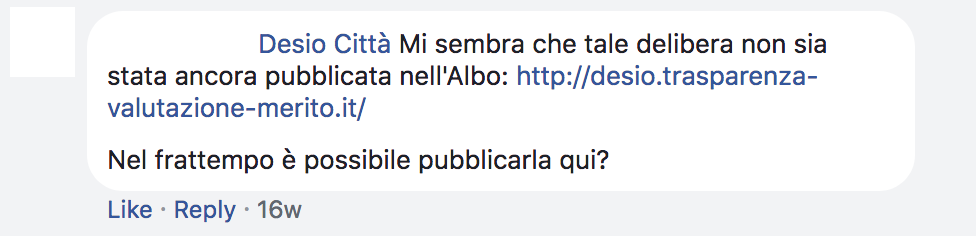 Chi ha scritto il post avrà a disposizione i dati, no?