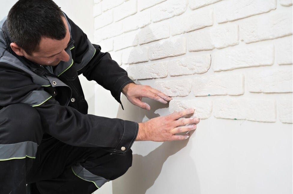 Rock Wall & Crack Repairs at Gardner Landscape Design Gardner