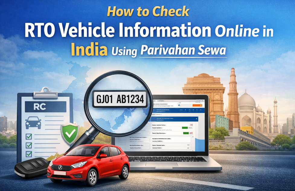 How to Check RTO Vehicle Information Online in India Using Parivahan Sewa