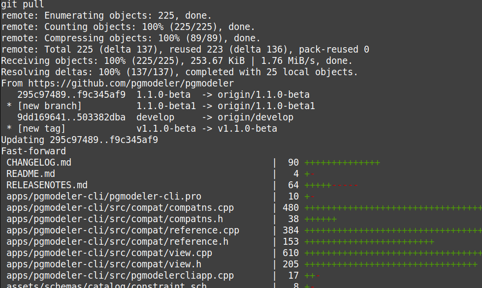 How to compile and install pgModeler 1.1.0beta on Linux Mint 21.1 Vera from source code by