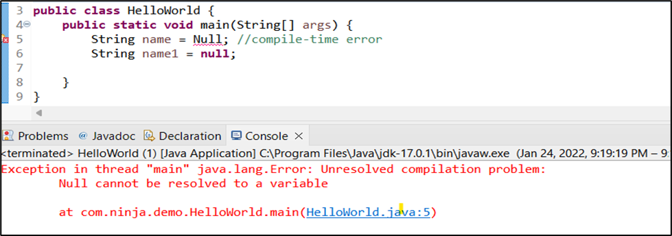 Importance of ‘null’ in JAVA. Java and null, both words are sharing a ...