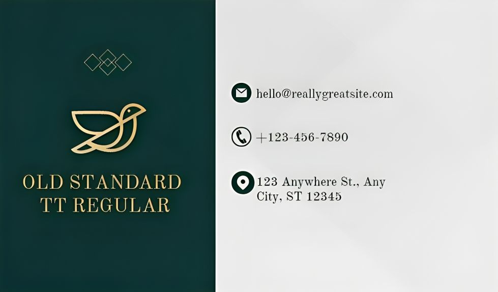 Old Standard TT Bold Font Medium
